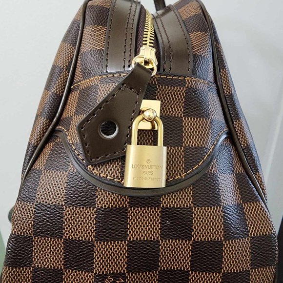 Brown checkered bag - Picture 12 of 14